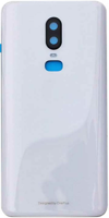 Rear Cover - White, OnePlus 6
