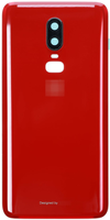 Rear Cover - Red, OnePlus 6