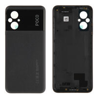 Rear Cover - Black, Xiaomi Poco M5