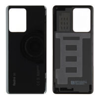 Back Glass - Black, Xiaomi Redmi Note 12 Pro+ (5G)