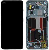 LCD Touchscreen (incl. frame) - Green, OnePlus 10 Pro (5G)