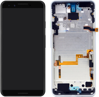 LCD Touchscreen (excl. Adhesive Tape) - Clearly White, Google Pixel 3
