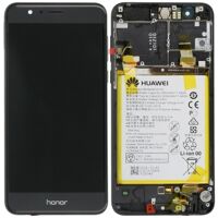 LCD Touchscreen (incl. battery) - Black, Honor 8