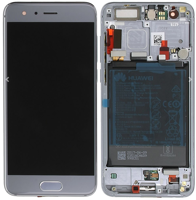 LCD Touchscreen (incl. battery) - Silver, Honor 9