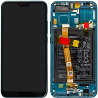 LCD Touchscreen (incl. battery) - Phantom Green, Honor 10 (2018)