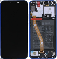 LCD touchscreen incl. Battery - Purple;Huawei P Smart Plus