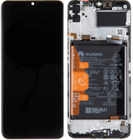 LCD Touchscreen (incl. battery) - Black, Y6P & Honor 9A