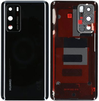 Rear Cover - Black, Huawei P40