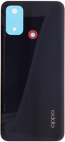 Back Glass - Black, Oppo A53 / Oppo A53s