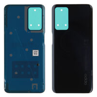 Back Glass - Black, Oppo A16s / A54s / A16