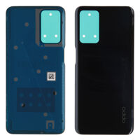 Back Glass - Black, Oppo A16s / A16 / A54s