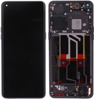 LCD Touchscreen (incl. frame) - Black, Oppo Find X5 Pro