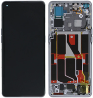 LCD Touchscreen (incl. frame) - White, Oppo Find X5