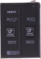 Battery, Oppo Find X5