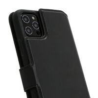 2 in 1 Wallet Case - Black, for iPhone 12 Pro Max