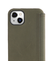 Book Case - Olive Green, for iPhone 14 Plus