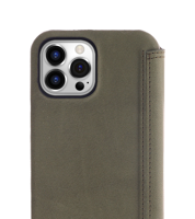 Book Case - Olive Green, for iPhone 14 Pro Max