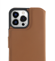 2 in 1 Wallet Case - Light Brown, for iPhone 14 Pro