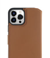 2 in 1 Wallet Case - Light Brown, for iPhone 14 Pro Max