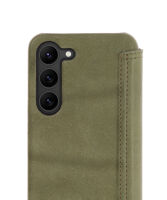 Book Case - Olive Green, Galaxy S23