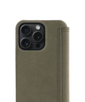 Book Case - Olive Green, for iPhone 15 Pro