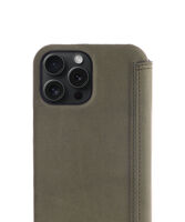 Book Case - Olive Green, for iPhone 15 Pro Max